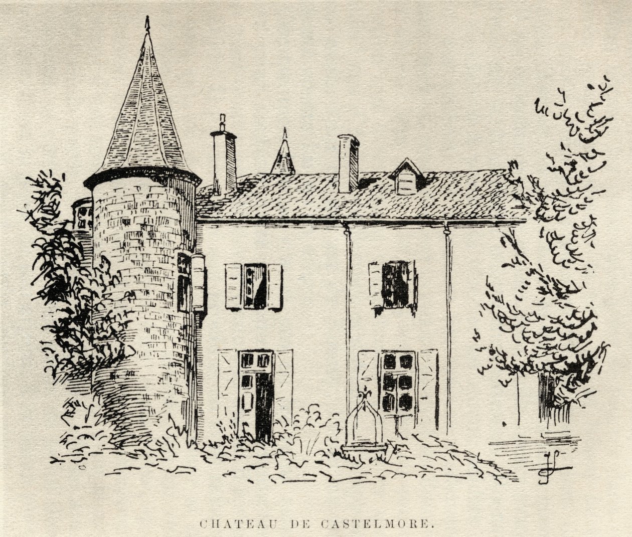 Chateau de Castelmore, Charles de Batz-Castelmore Comte dArtagnanin muistelmista, julkaistu 1928 tekijältä French School