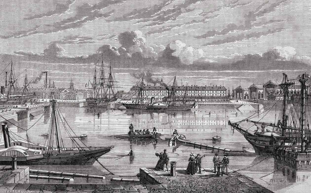 Cherbourg 1700-luvulla, Le Bretonin kaiverrus Pibaraud