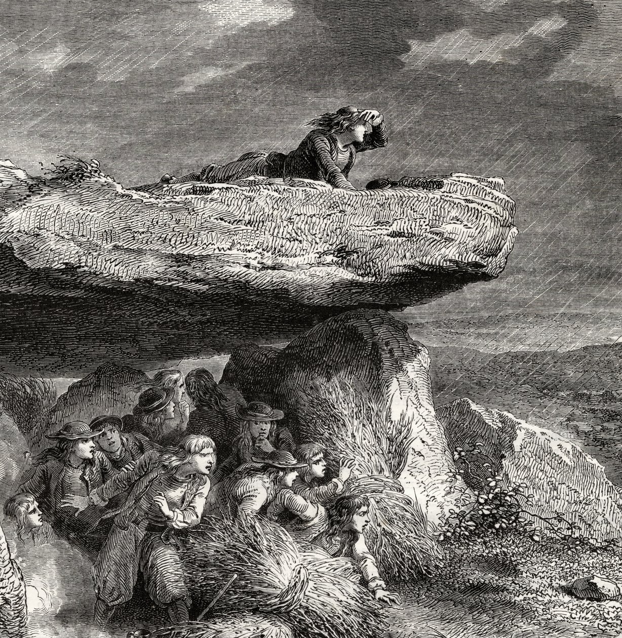 Chouannerie, Louis Blancin (1811-82) "Histoire de la Revolution Francaisesta" tekijältä French School