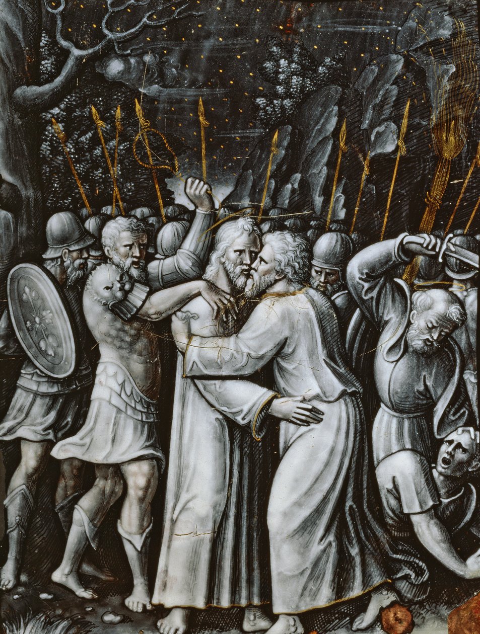 Kristus Getsemanen puutarhassa, Limoges, 1500-luvun puoliväli (emali) tekijältä French School