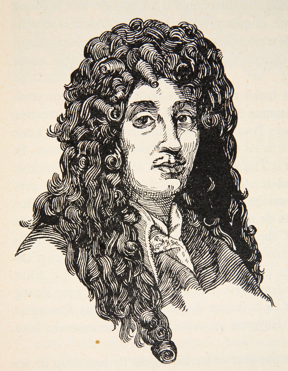 Christiaan Huygens, kopio Boris Mestchersky (k. 1957) kuvitus Histoire de la Nation Francaise, Sciences, Volumes I & II, kirjoittanut Gabriel Hanotaux (1853-1944), 1924 tekijältä French School