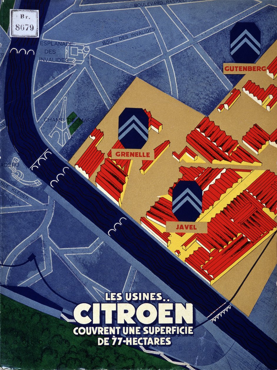 Citroënin tehtaiden pinta-ala on 77 hehtaaria tekijältä French School