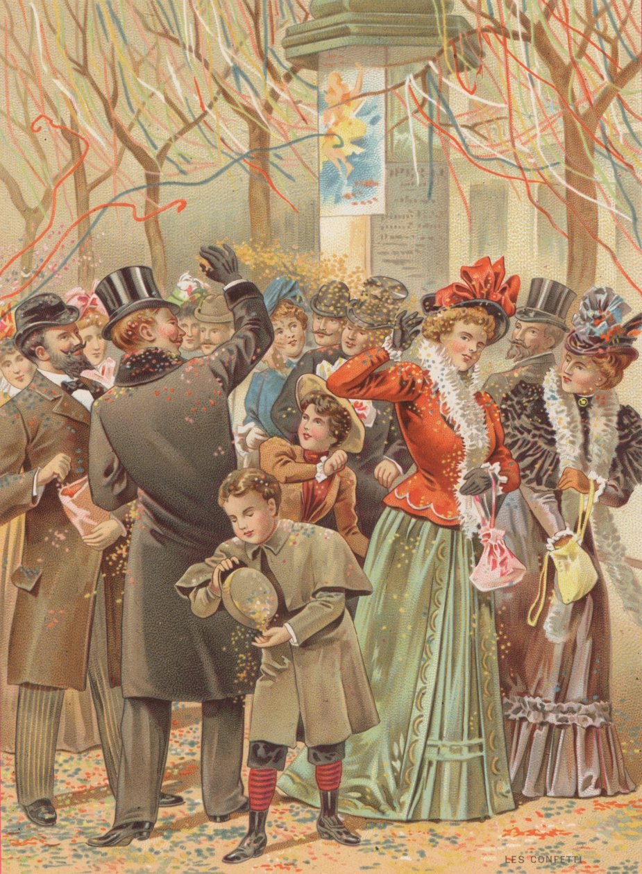 Konfetti (chromolitho) tekijältä French School