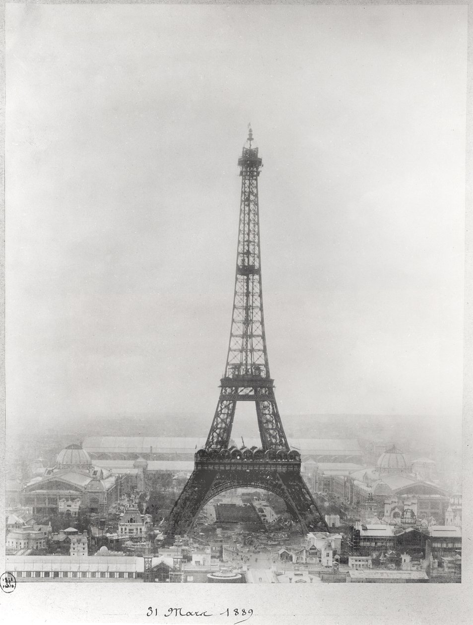 Eiffel-tornin rakentaminen, Pariisi, 31. maaliskuuta 1889 tekijältä French School