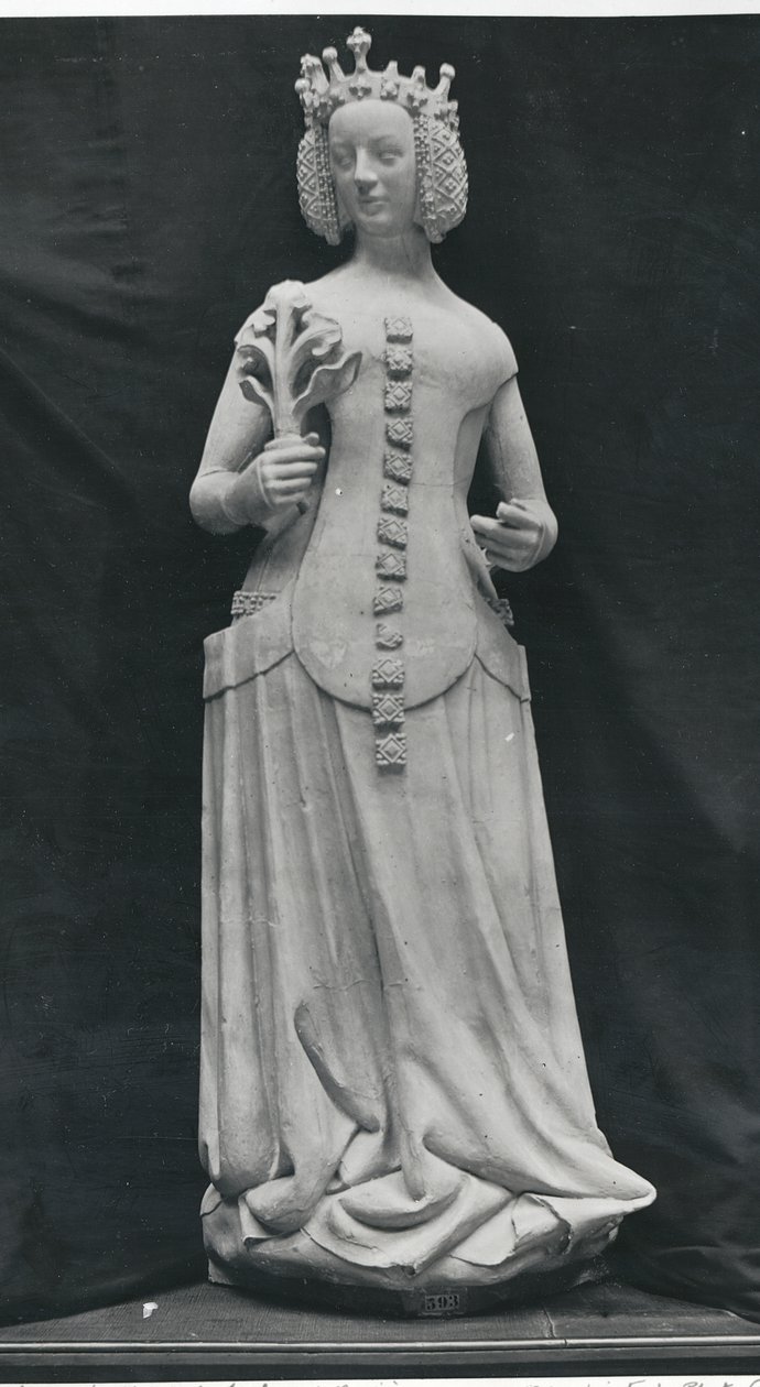 Kopio Isabellan Baijerin (1371-1435) patsaasta tekijältä French School