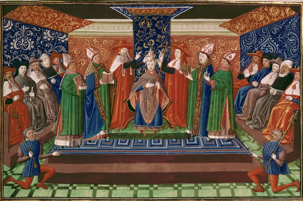 Paavi Bonifatius IX:n kruunaus, Froissart