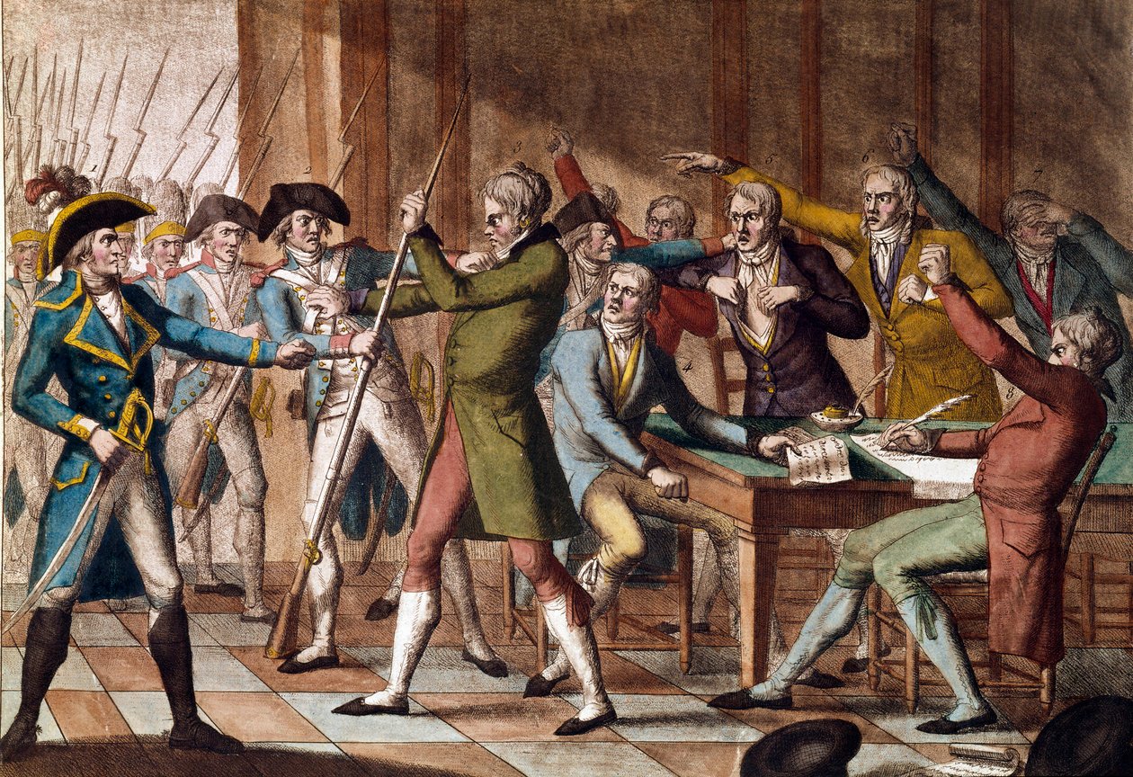 18 Fructidorin vallankaappaus (4. syyskuuta 1797). tekijältä French School