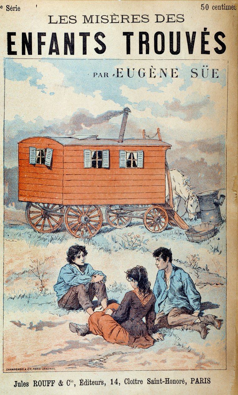 Eugene Suen kirjan "Les miseres des enfants found" kansi tekijältä French School