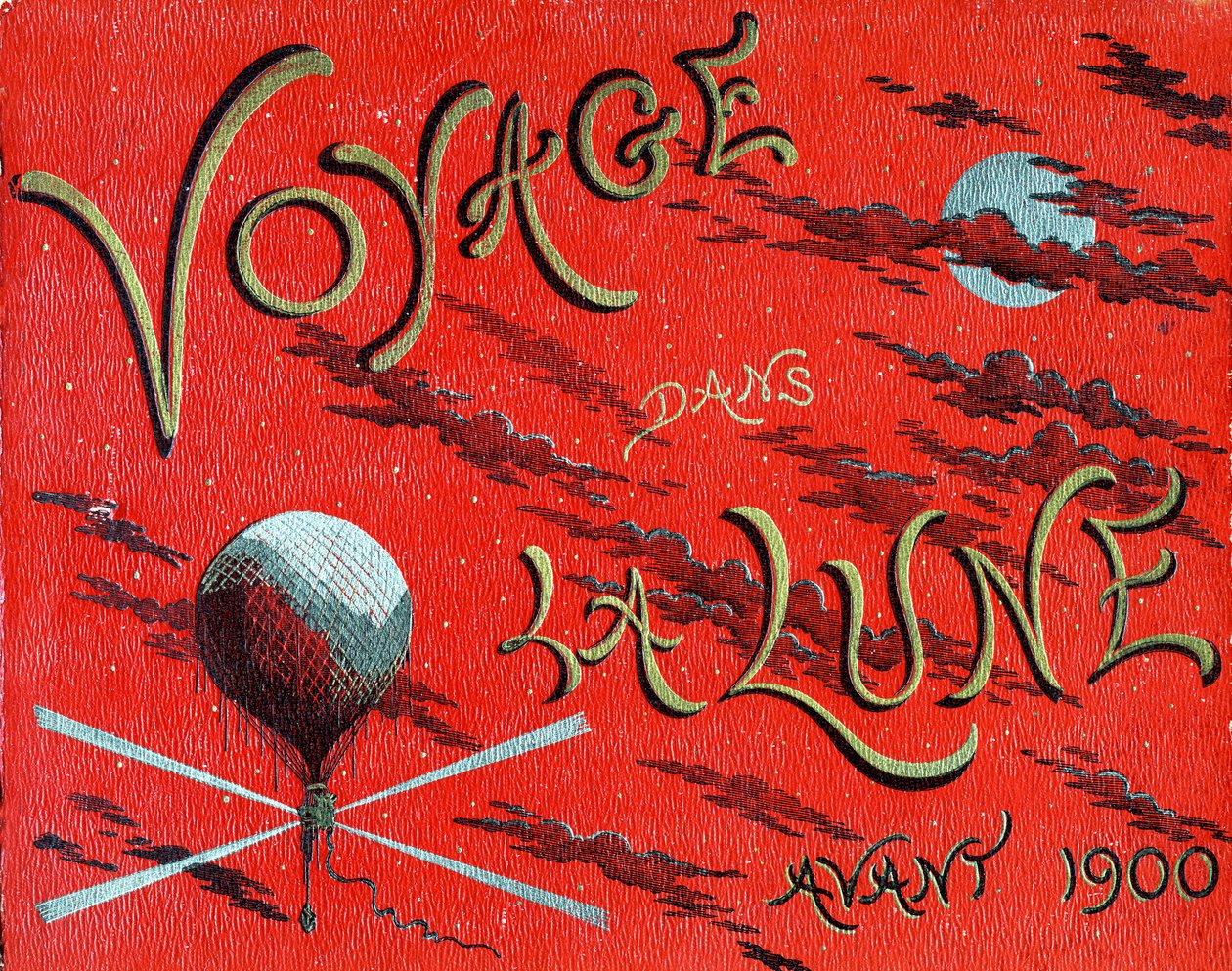 Kansi kirjan "Voyage dans la lune avant 1900" kirjoittaja A. de Ville d