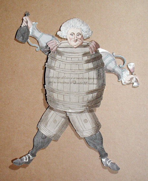 Louis Riquetin (1754-95) Vicomte de Mirabeaun leikkaus, n. 1790 (katso myös 104552) tekijältä French School