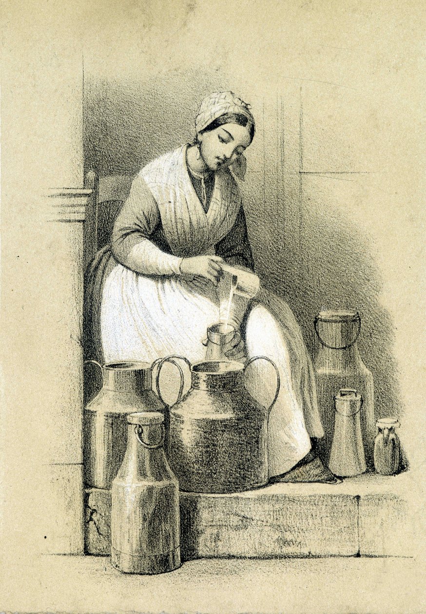 Dairy, Ranska, v.1855 tekijältä French School