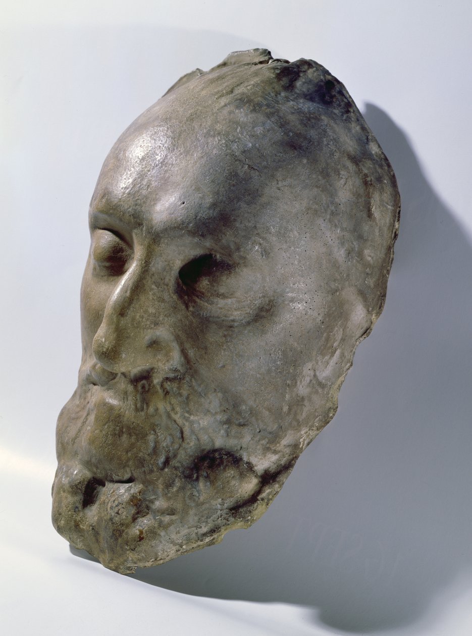 Ranskan kuninkaan Henri IV:n (1553-1610) kuolemanaamio (vaha) tekijältä French School