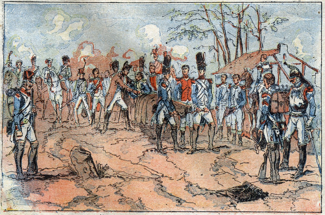 Marechal Jean Lannes (1769-1809) kuoli Esslingin taistelussa 28. toukokuuta tekijältä French School