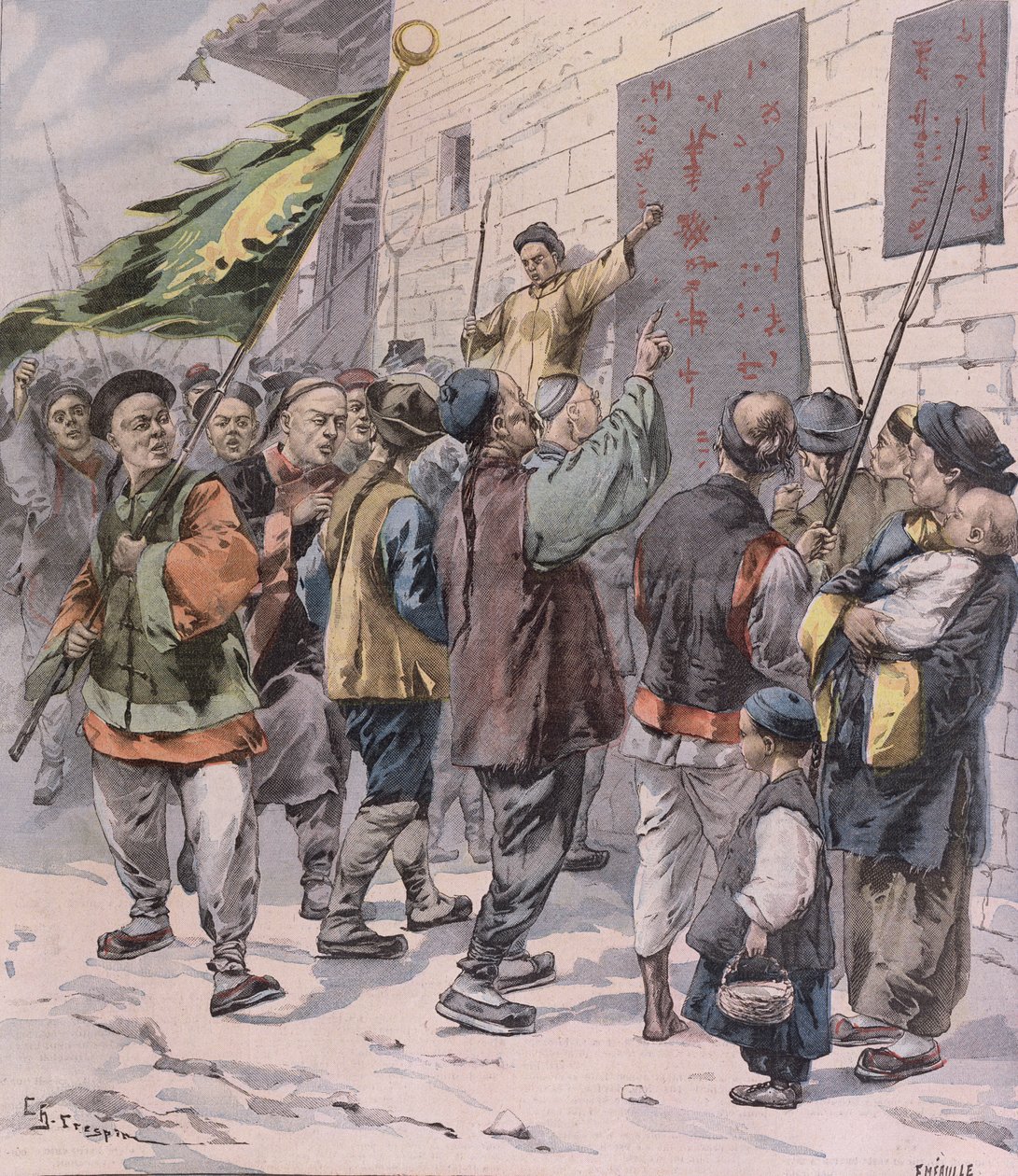 Kuolema ulkomaalaisille, Le Petit Parisien, 15. heinäkuuta 1900 tekijältä French School