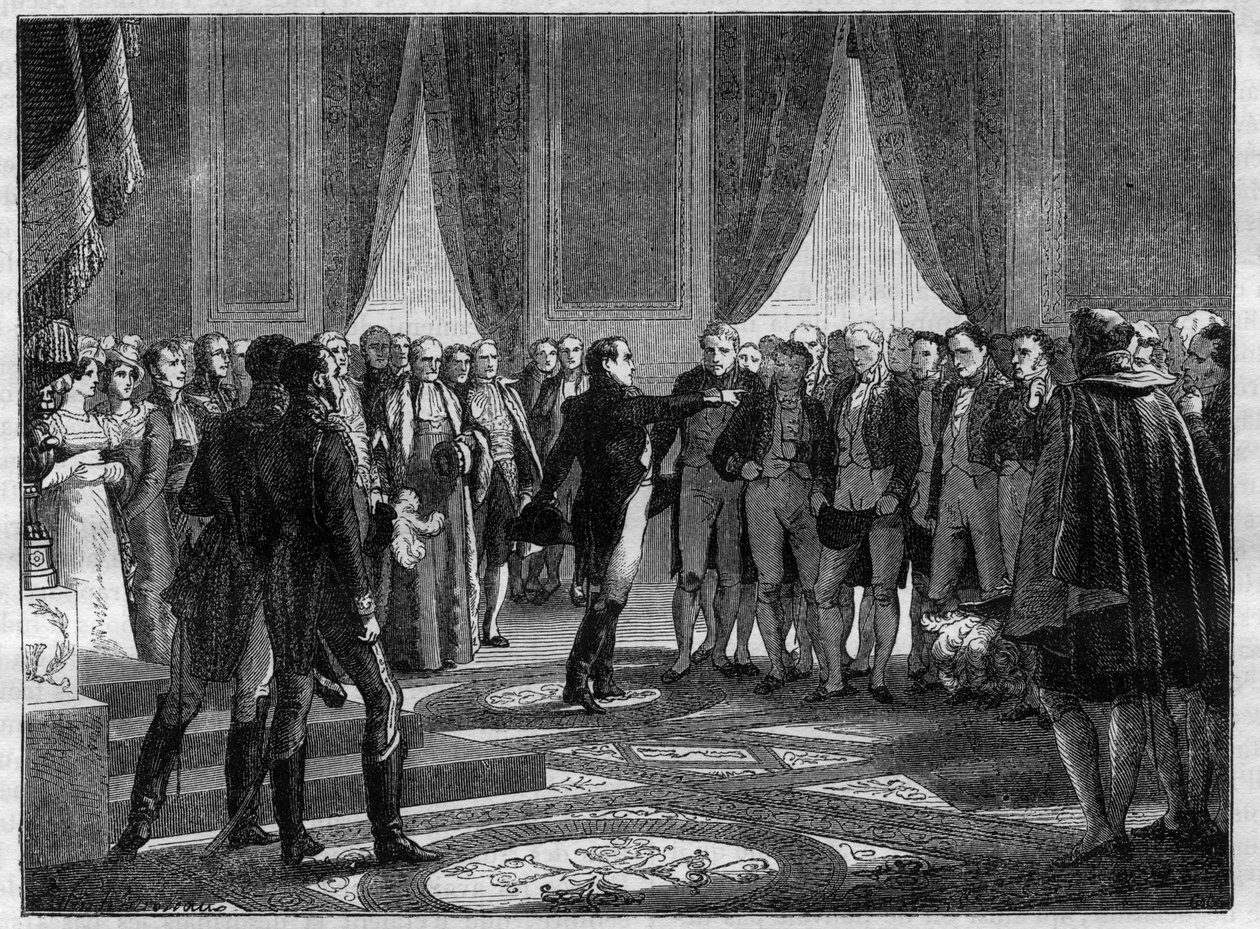 Joulukuu 1813 - Napoleonin väkivaltainen heitto lainsäätäjälle - tekijältä French School