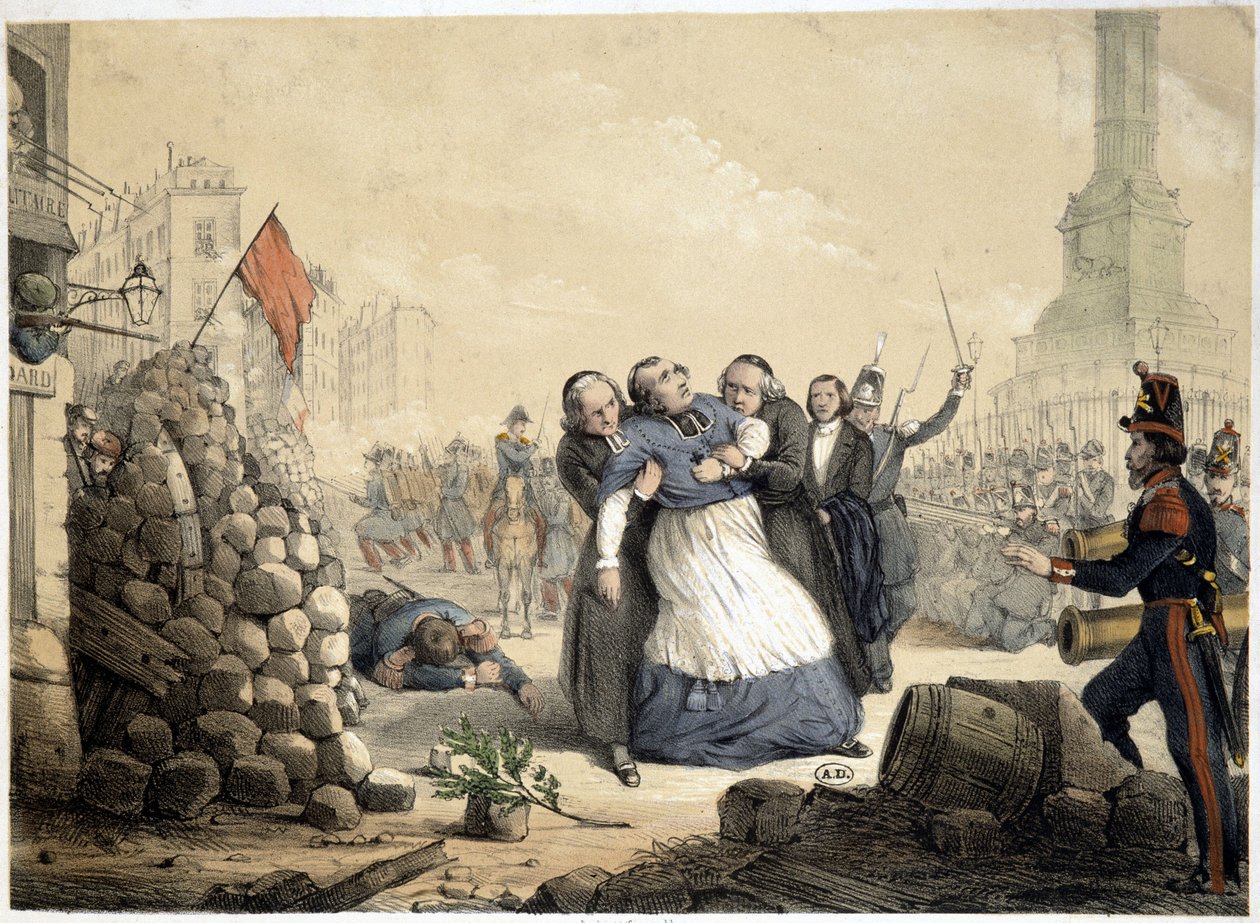 Denis Affre, Pariisin arkkipiispa, marttyyri (25.6.1848) tekijältä French School
