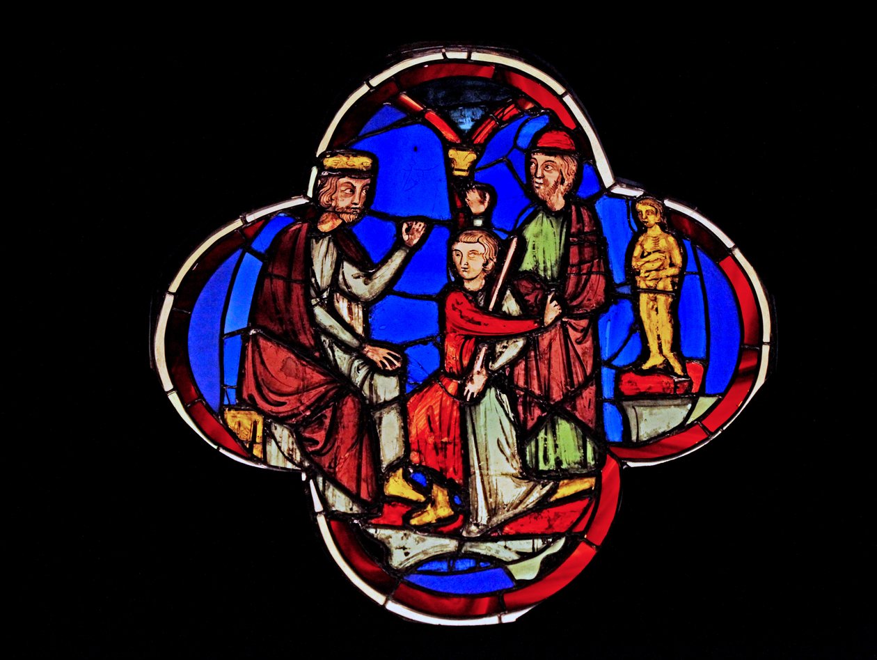 Kuvaa Daniel ennen Nebukadnessaria, ex Ste Chapelle, Bay G tekijältä French School