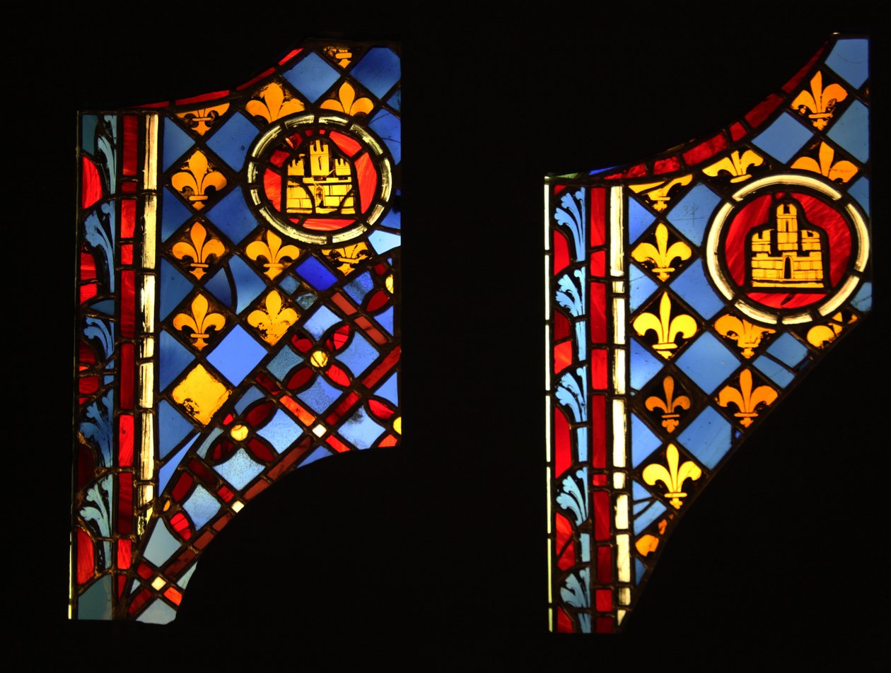 Kuvaa heraldisia paneeleja, ex Ste Chapelle tekijältä French School