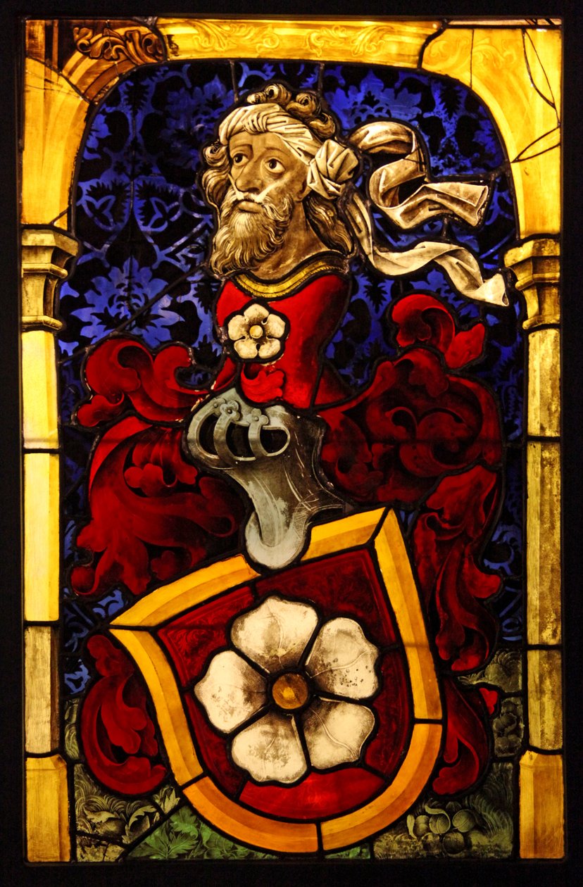 Kuvaa Mullenheim-suvun käsivarsia, n. 1467. Peter Hemelin entinen työpaja; Alsace tekijältä French School