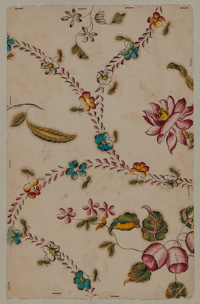 Piirustus, 1700-luvun loppupuoli tekijältä French School
