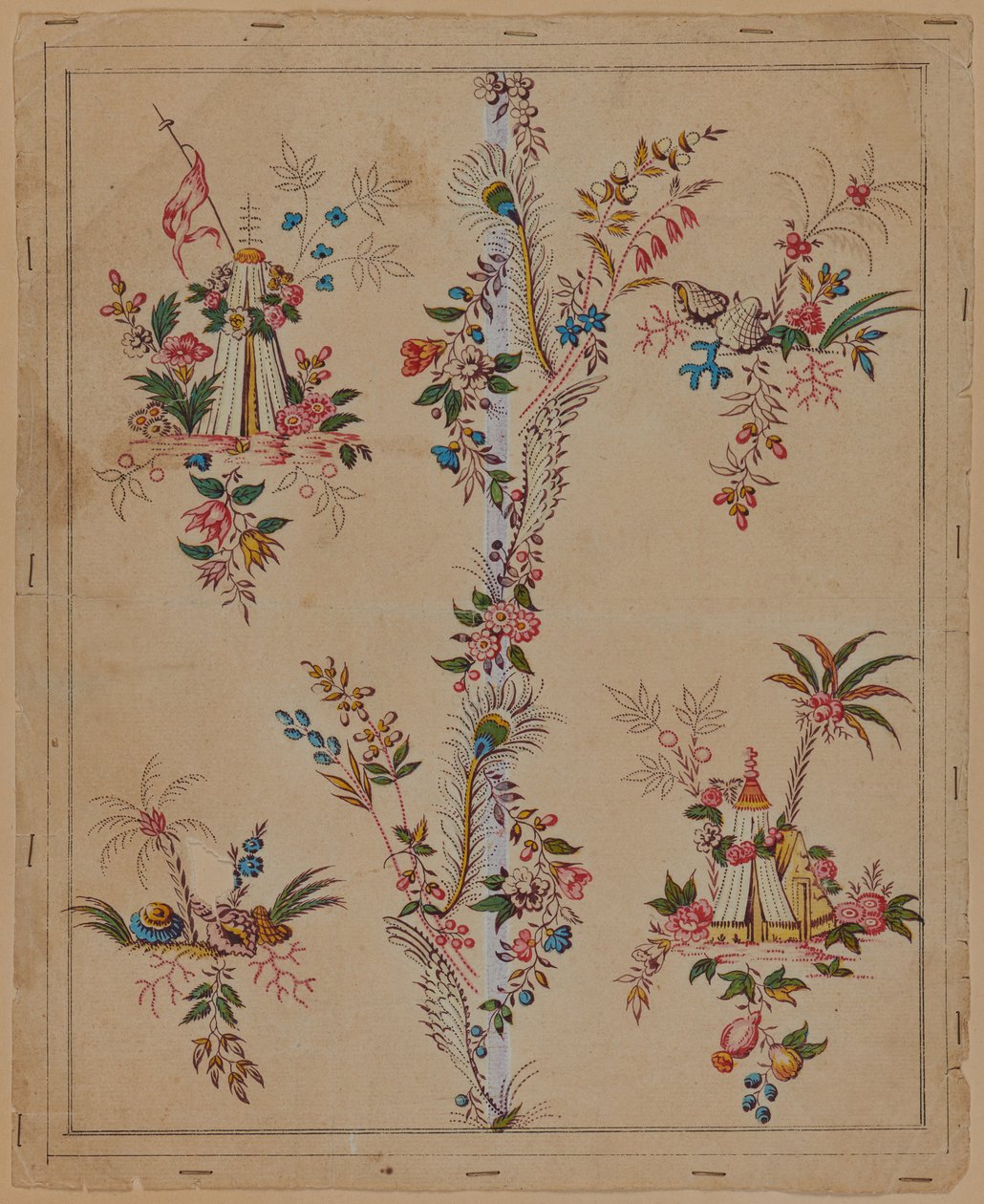 Piirustus, 1700-luvun jälkipuolisko tekijältä French School