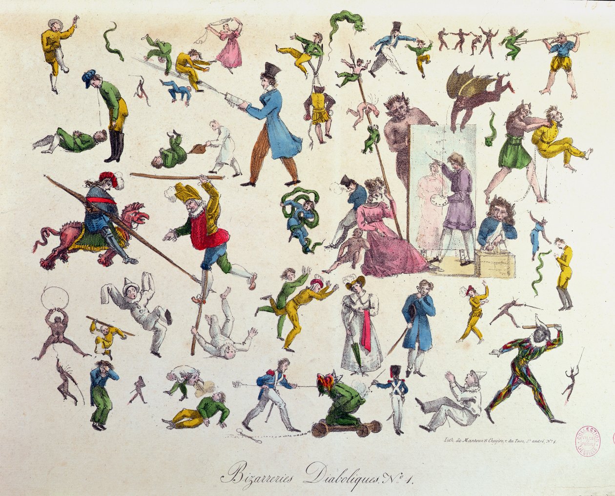 Devilish Oddities, 1823 tekijältä French School