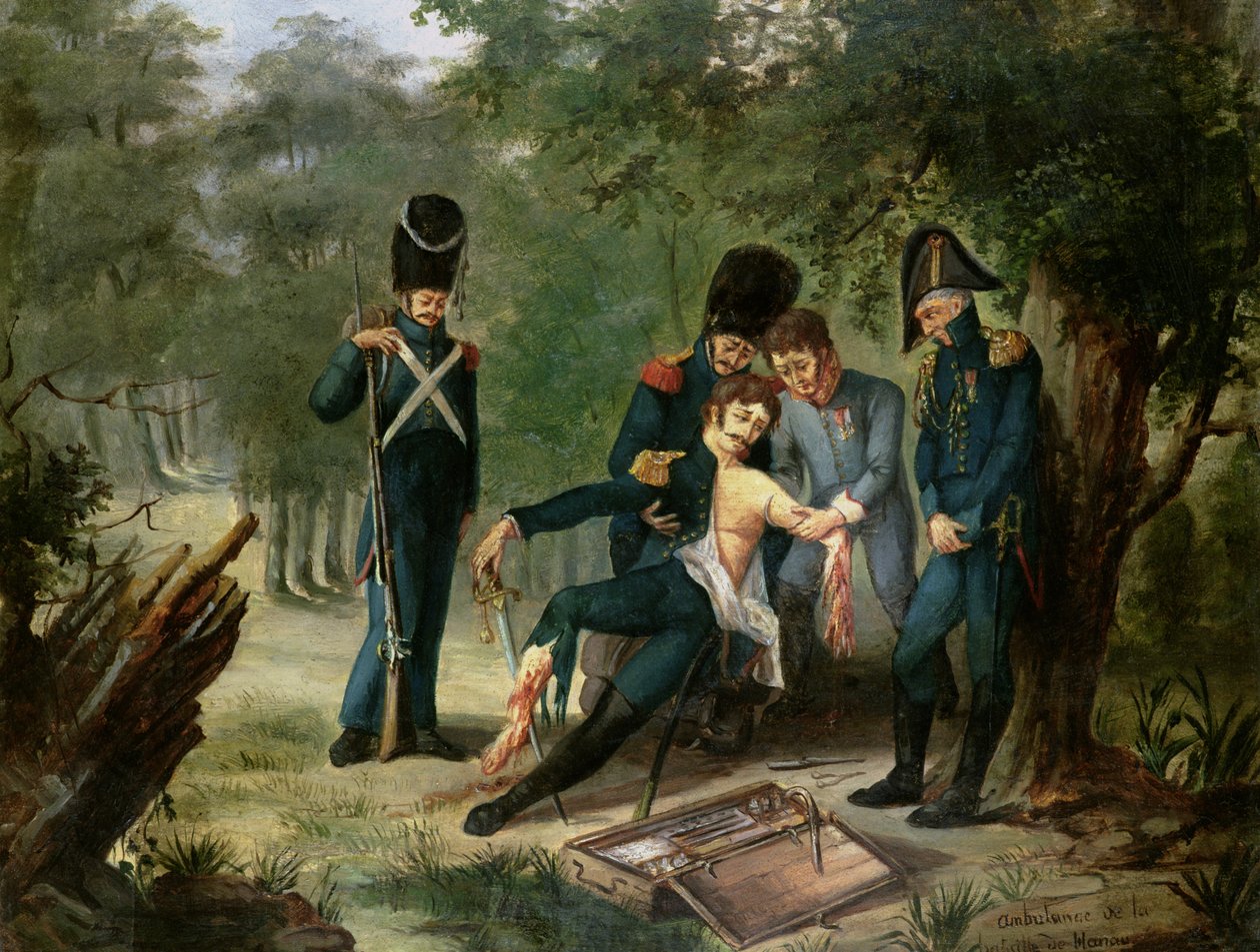 Tohtori Larreysin ambulanssi Hanaun taistelussa 30.-31.10.1813 tekijältä French School