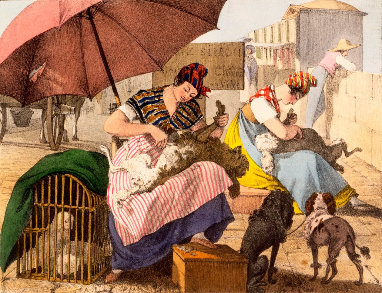 Koiran trimmaajat, 1820 tekijältä French School