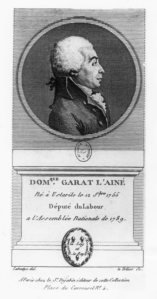 Dominique-Joseph, Garatin kreivi (kaiverrus) tekijältä French School