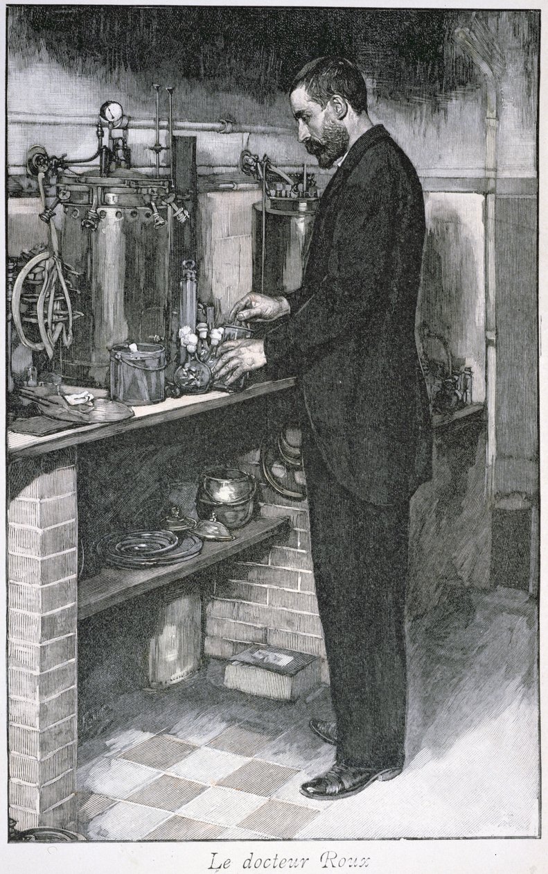 Dr. Pierre Emile Roux (1853-1933), La Revue Illustre, 1. lokakuuta 1894 tekijältä French School