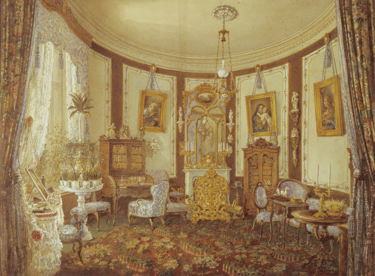 Chateau de Sachen salonki (wc paperilla) tekijältä French School