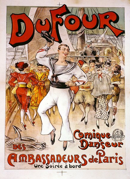 Du Four -juliste (väri litho) tekijältä French School