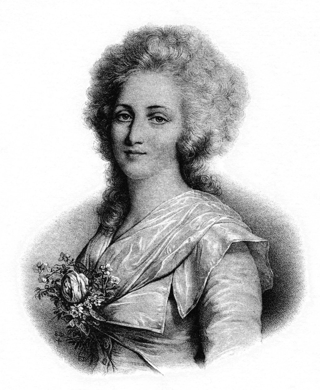 Elisabeth of France (litho) tekijältä French School