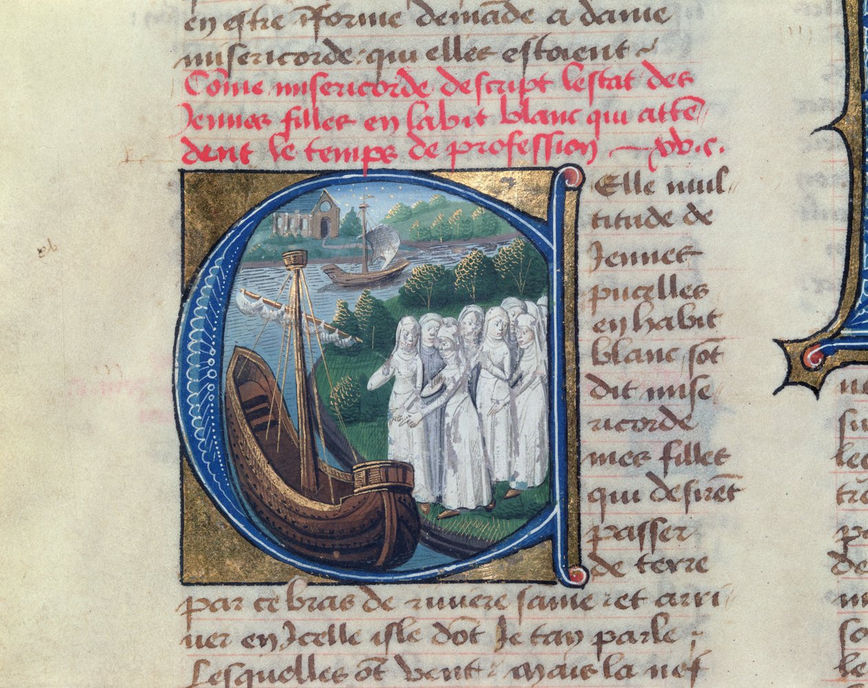 Hotel Dieu de Parisin hyväntekeväisyyssisarten alukselle, Jean Henryn Le Livre de Vie Active de lHotel Dieusta, n. 1482 tekijältä French School