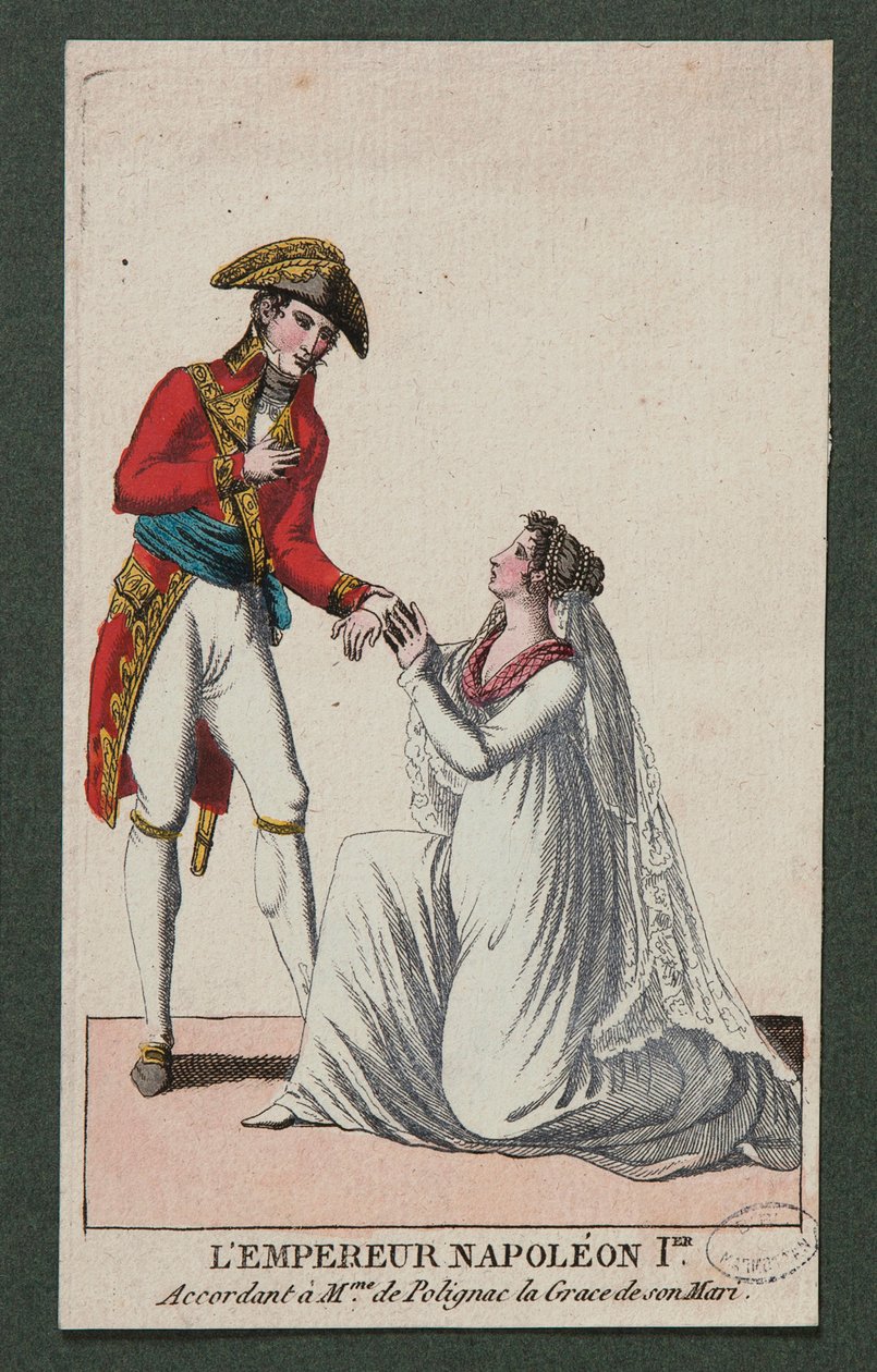 Keisari Napoleon I sanoi rouva de Polignacin miehensä armona tekijältä French School