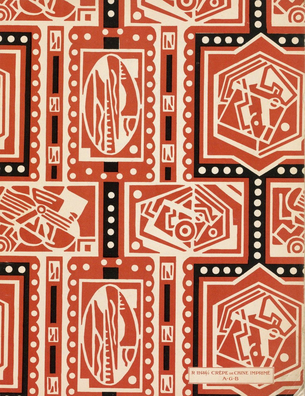 Loppupaperi Art-Gout_Beaute, n.1920-luku (pochoir-painatus). tekijältä French School