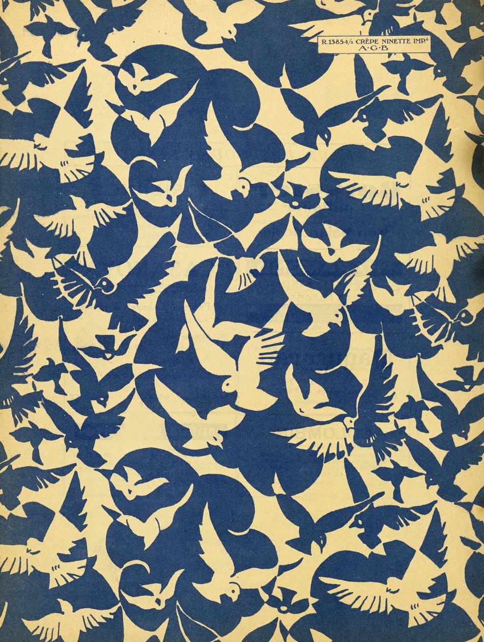 Loppupaperi Art-Gout_Beaute, 1920-luku (pochoir-painatus). tekijältä French School
