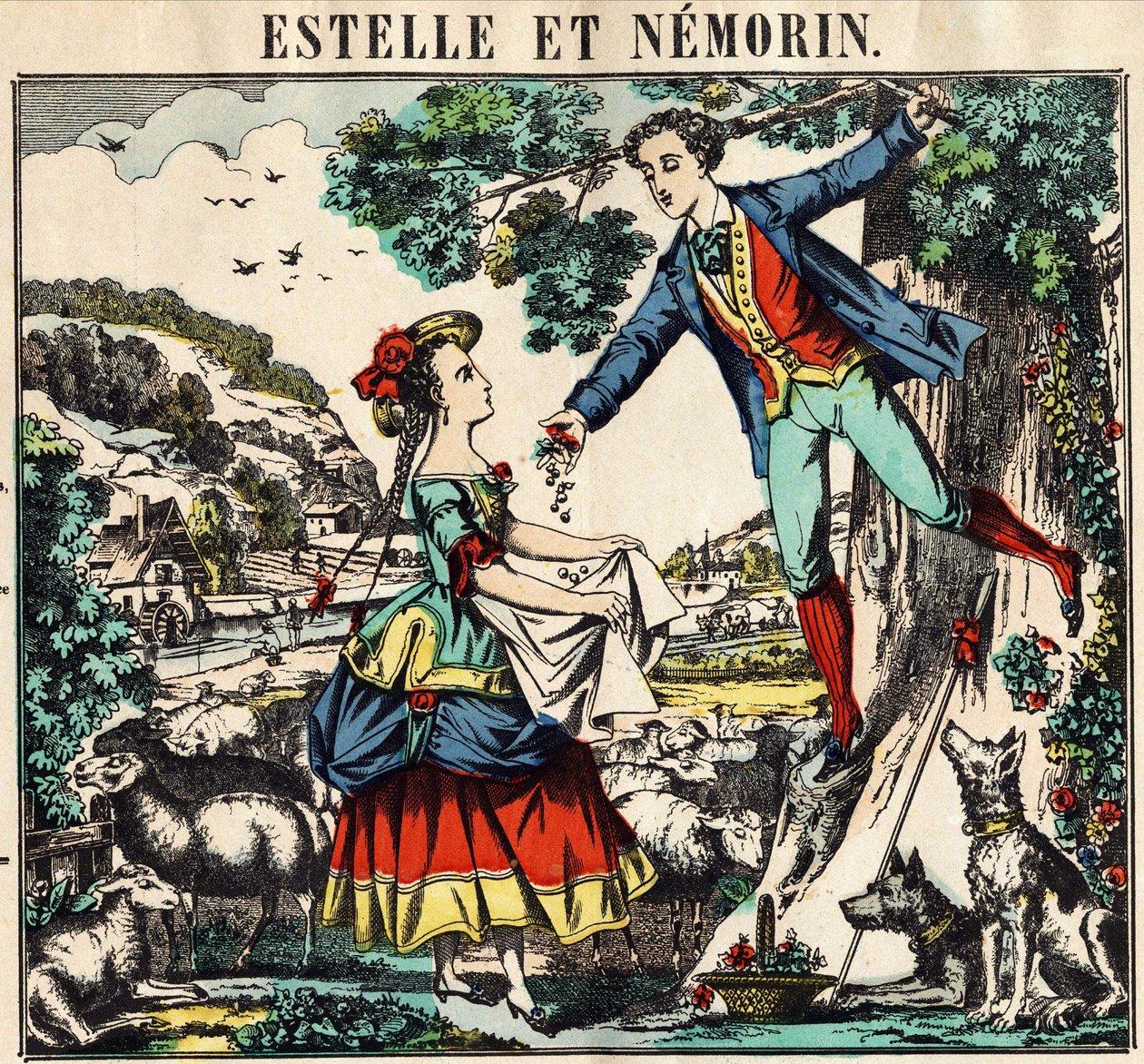 Estelle ja Nemorin. Kuva Epinalista tekijältä French School