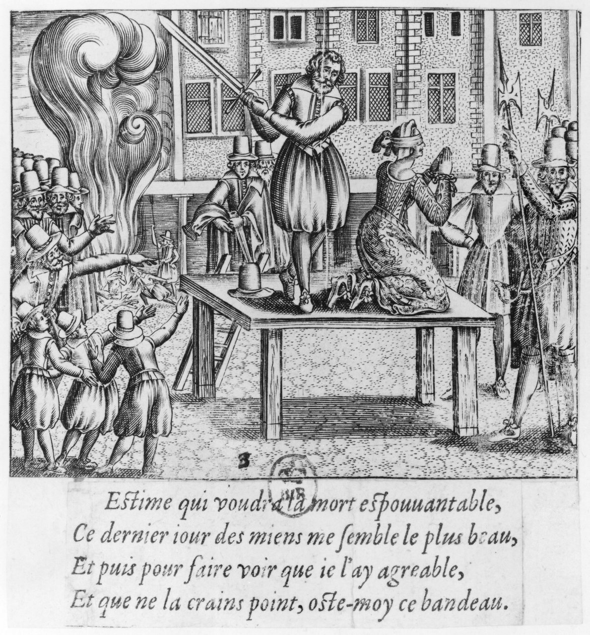 Leonora Galigain (1571-1617) teloitus 8. heinäkuuta 1617 tekijältä French School