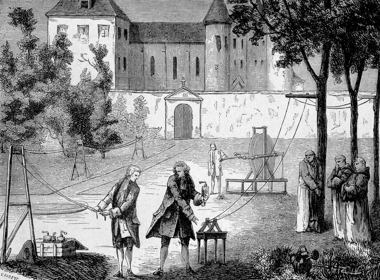 Lemonnierin vuonna 1746 tekemä koe Chartreux