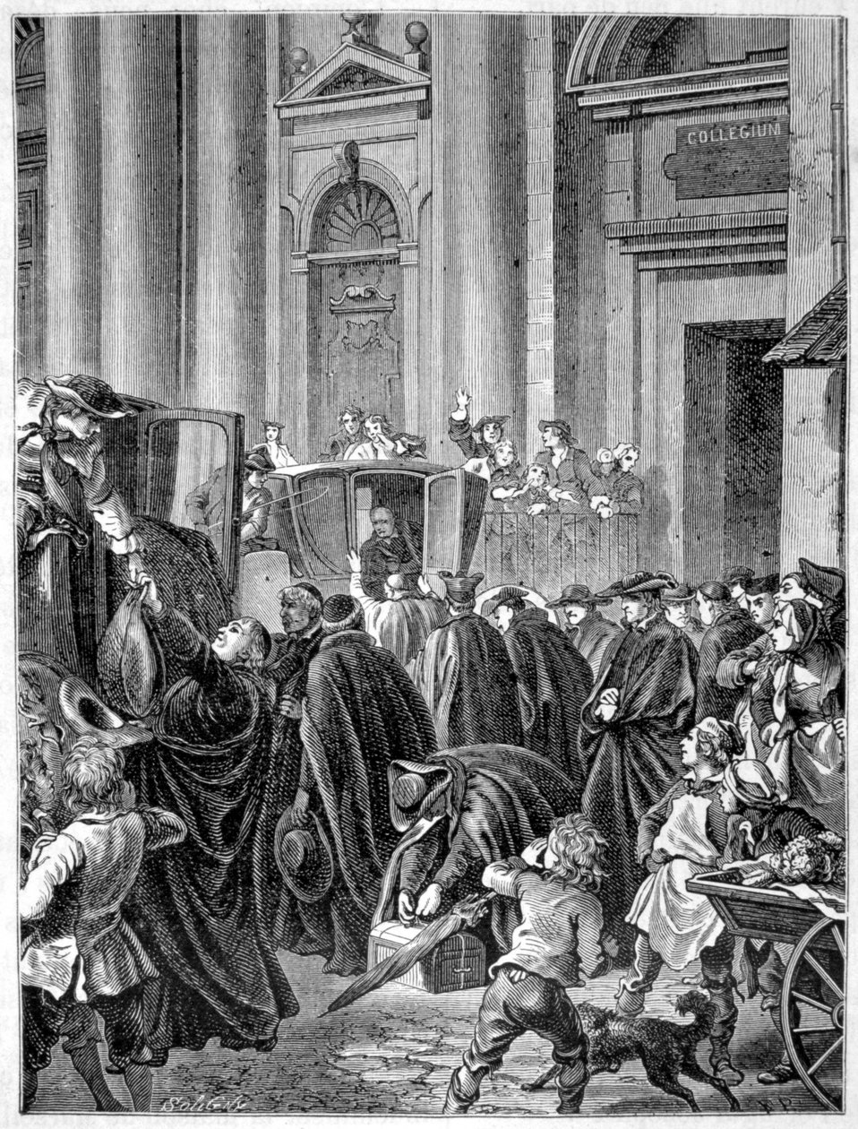 Jesuiittojen karkottaminen (1764) - Henri Martinin teoksessa "Histoire de France populaire" tekijältä French School