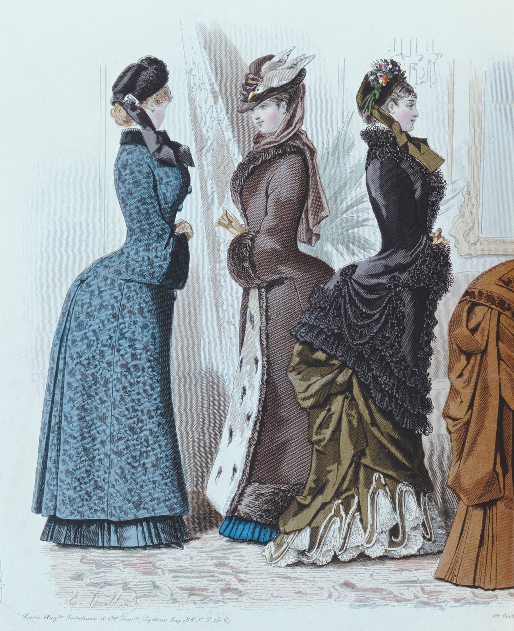 Muotilevy Le Moniteur de la Modelta, 1882 tekijältä French School