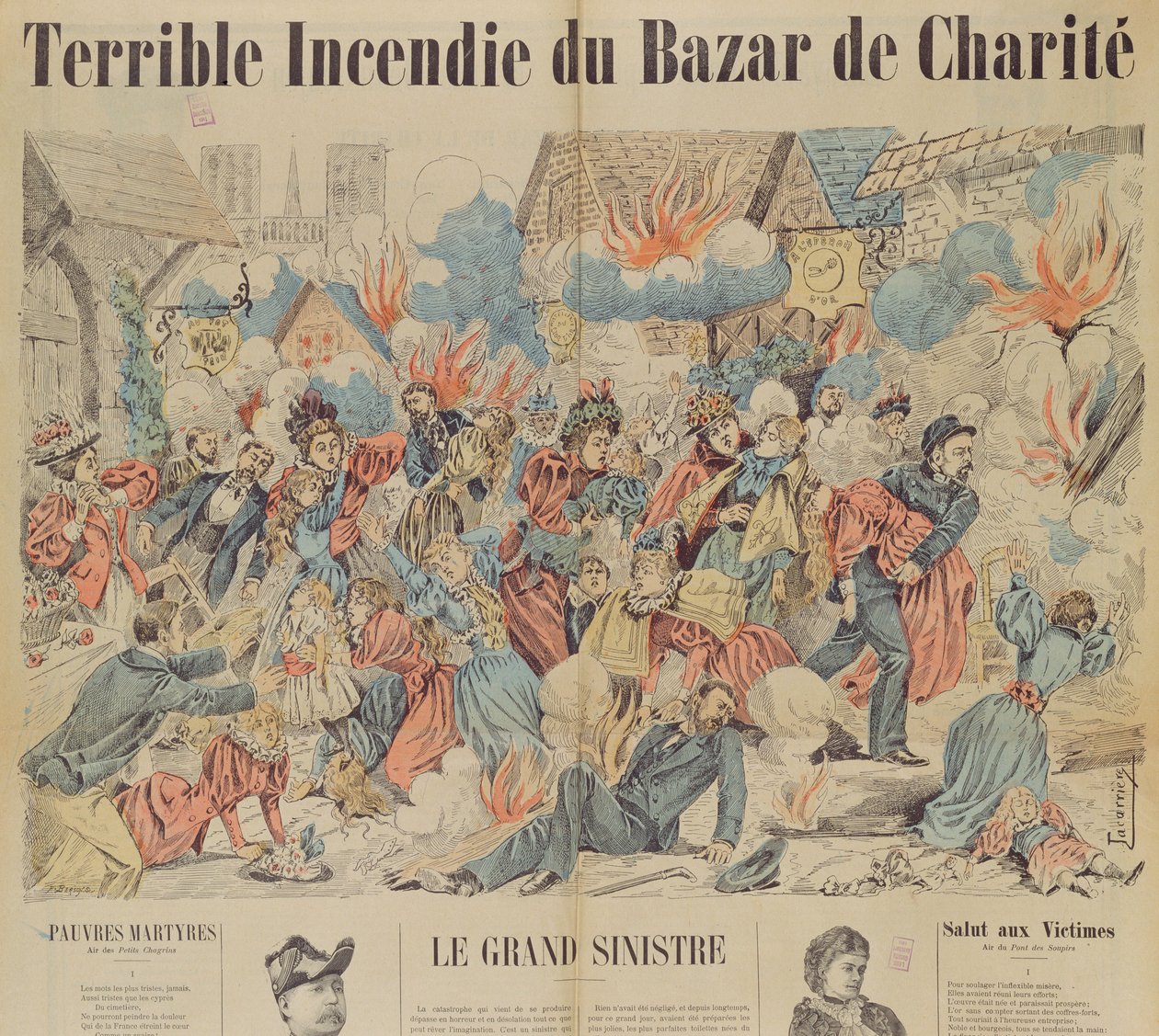 Tulipalo Bazar de la Charitessa, 4. toukokuuta 1897 tekijältä French School