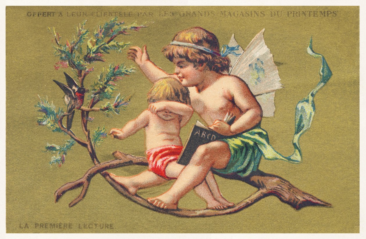 Ensimmäinen käsittely, 1800-luvun loppupuoli (kromo) tekijältä French School
