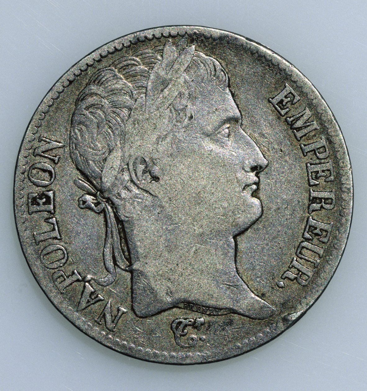 Viiden frangin kolikko, Napoleonin (1769-1821) pää 1811 (recto) tekijältä French School