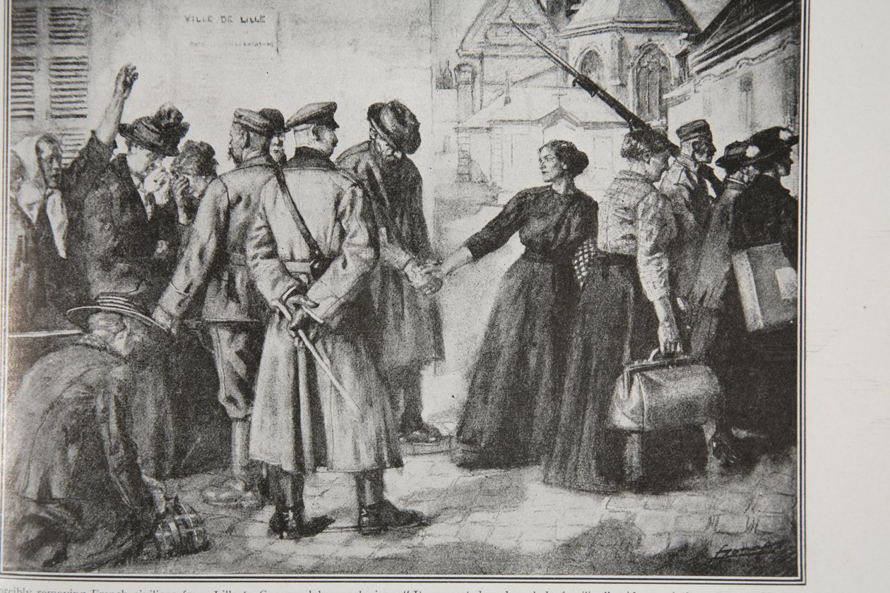 Ranskan siviilien pakottaminen Lillestä Saksan työvoimasiirtomaihin, 1914-1919 tekijältä French School