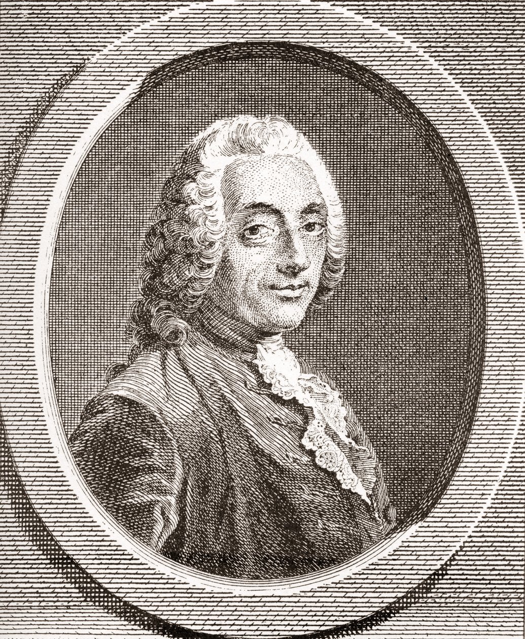 François-Augustin de Paradis de Moncrif, 1687-1770. ranskalainen kirjailija ja runoilija. Les Heures Libres, julkaistu 1908. tekijältä French School
