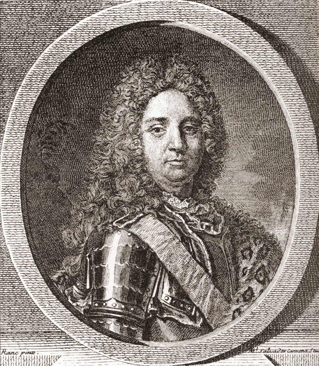 François-Marie de Broglie, Broglien ensimmäinen herttua, 1671 1745. Ranskan sotilasjohtaja. Les Heures Libres, julkaistu 1908. tekijältä French School