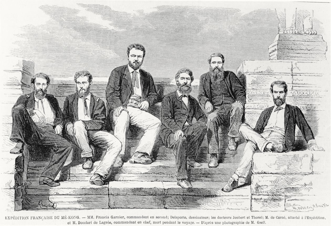 Ranskan retkikunta Me-Kongiin, 1868 tekijältä French School