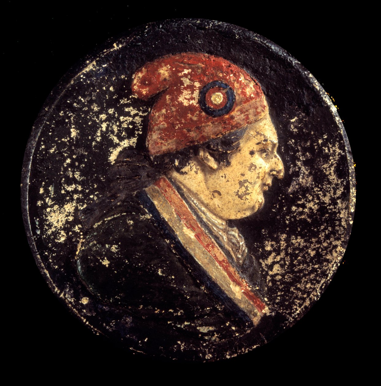 Ranskan vallankumous: Ludvig XVI:n frygialaisen hatun muotokuva. 1700-luvulla. Pariisi, Musee Carnavalet tekijältä French School